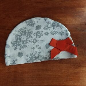 Harley-Davidson Baby Beanie with Red Bow